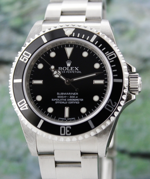 (image for) UNPOLISHED MINT ROLEX STAINLESS STEEL OYSTER PERPETUAL / SUBMARINER / 14060 M
